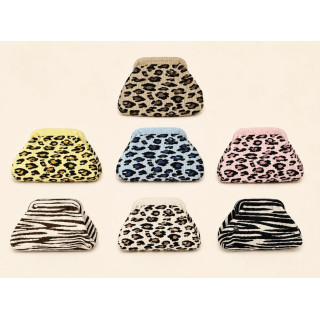 Bolso naylon leopardo/ cebra