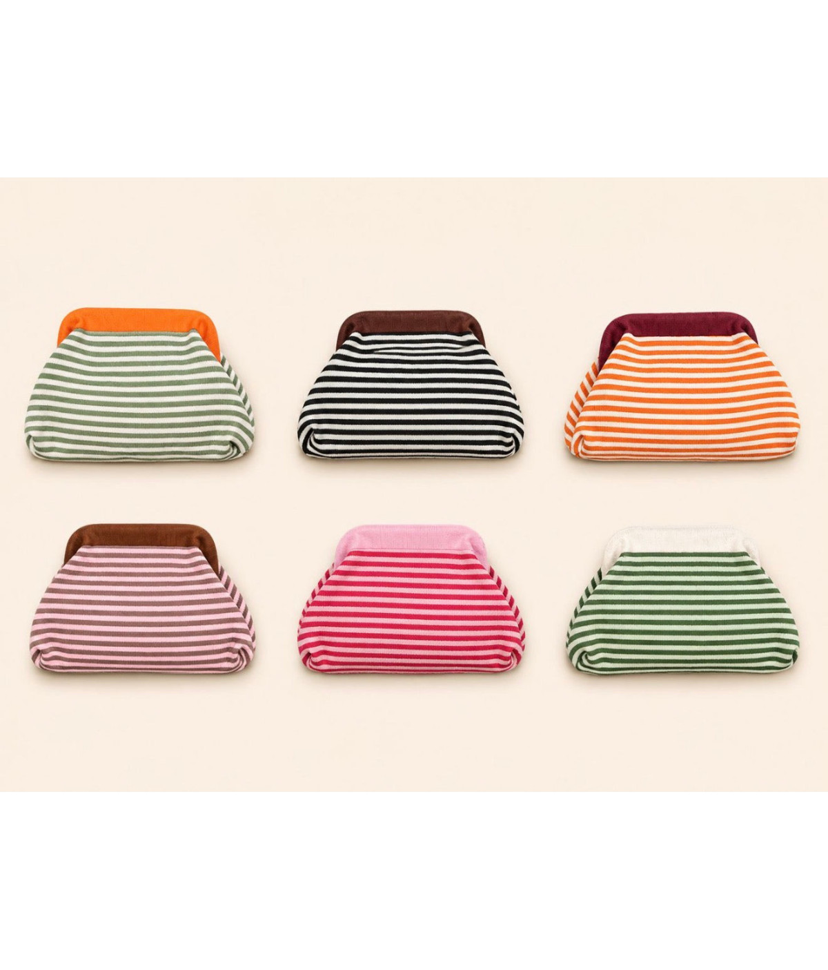 Bolso naylon rayas