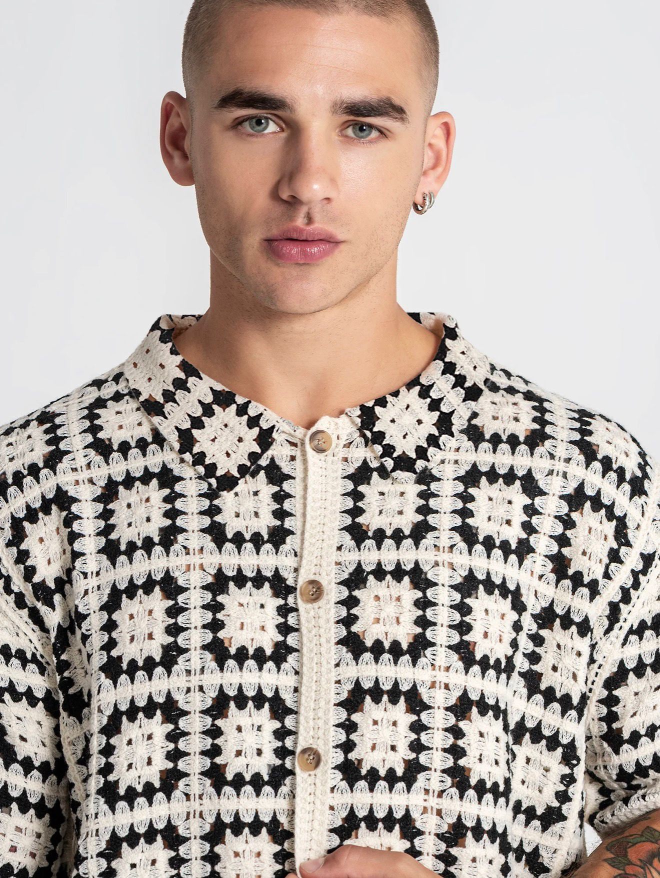 CAMISA DE PUNTO BEIGE NATURE