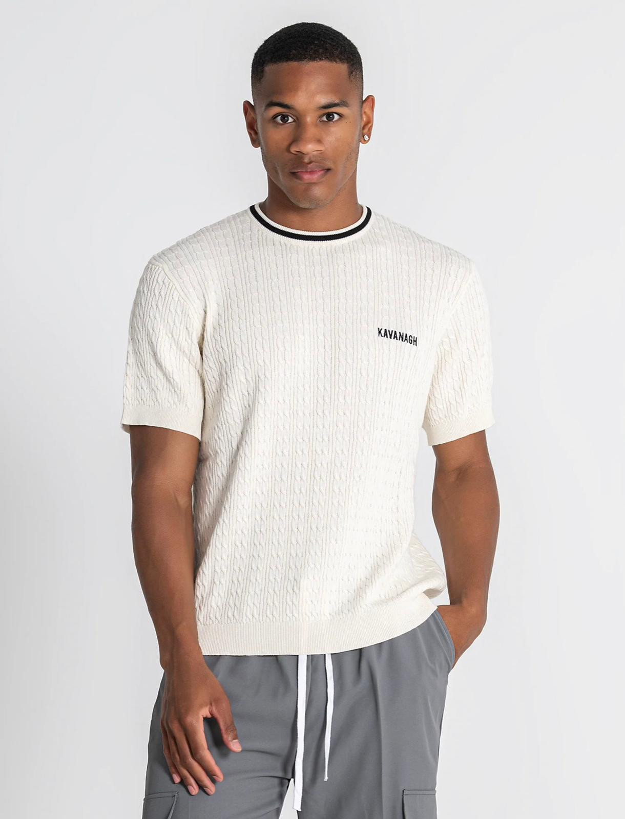 CAMISETA DE PUNTO BEIGE KAVANAGH