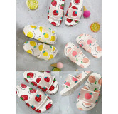 Chanclas frutas