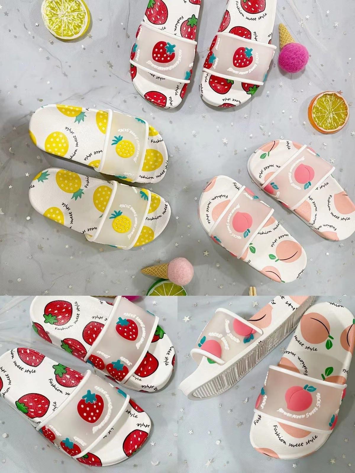 Chanclas frutas