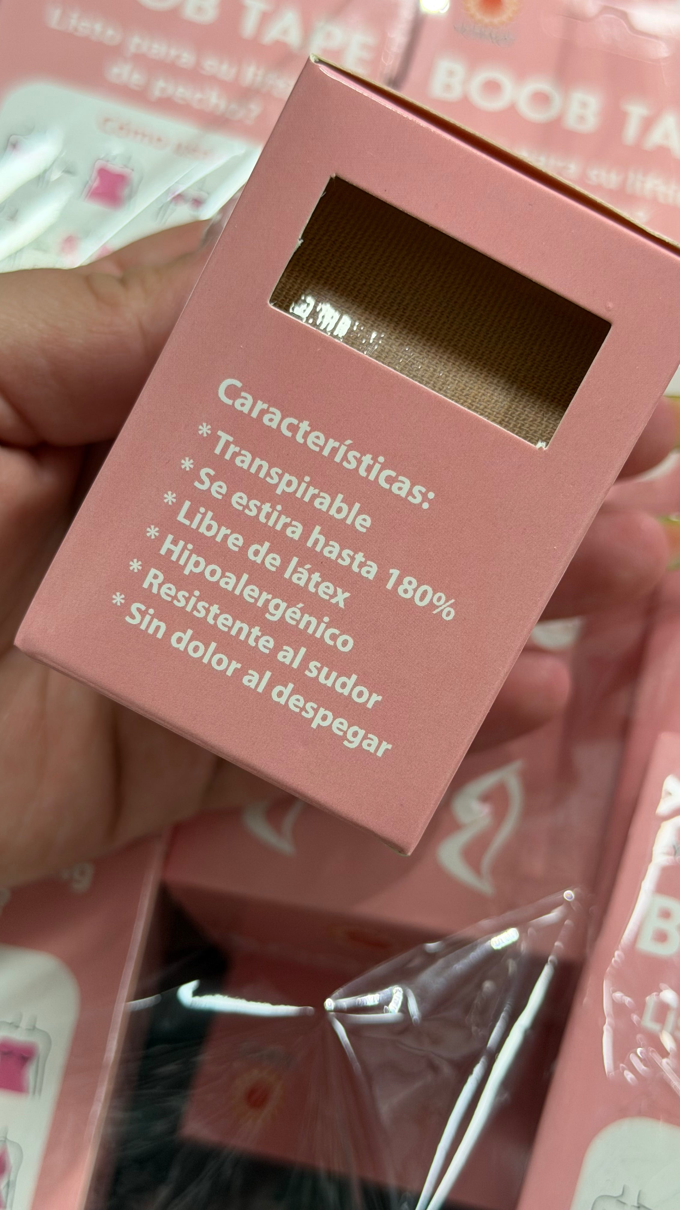 Cinta adhesiva para pecho