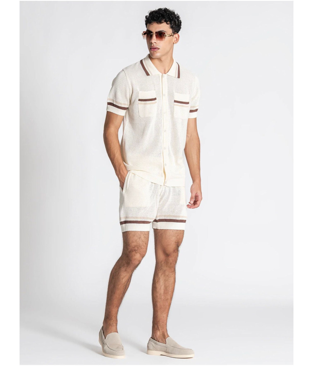 CONJUNTO DE PUNTO BLANCO STRIPED