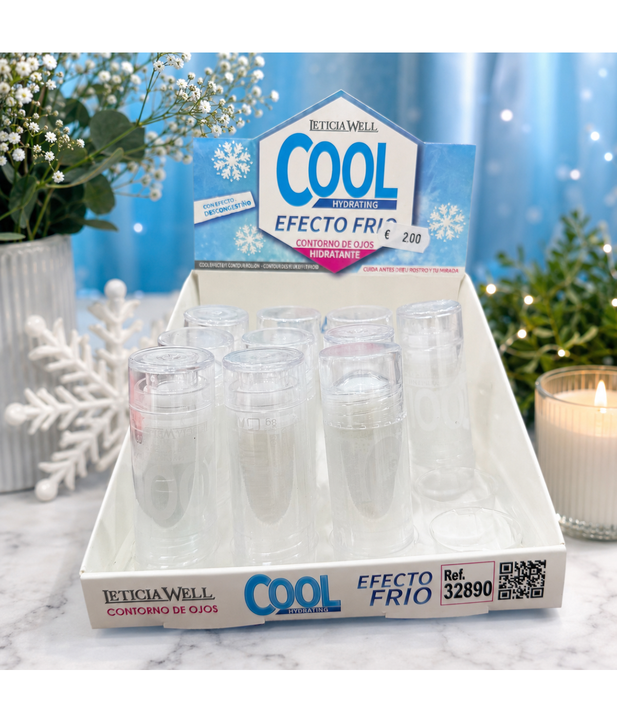 Contorno de ojos efecto hielo