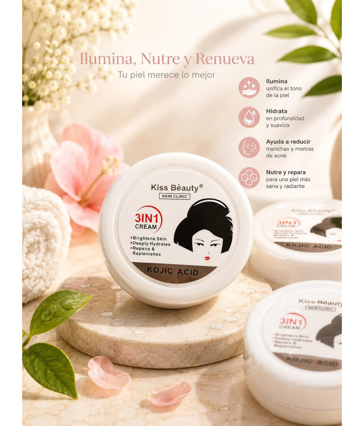 Crema 3 en 1 coreana