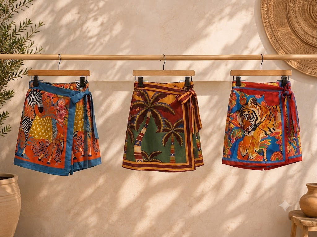 Falda pantalón safari