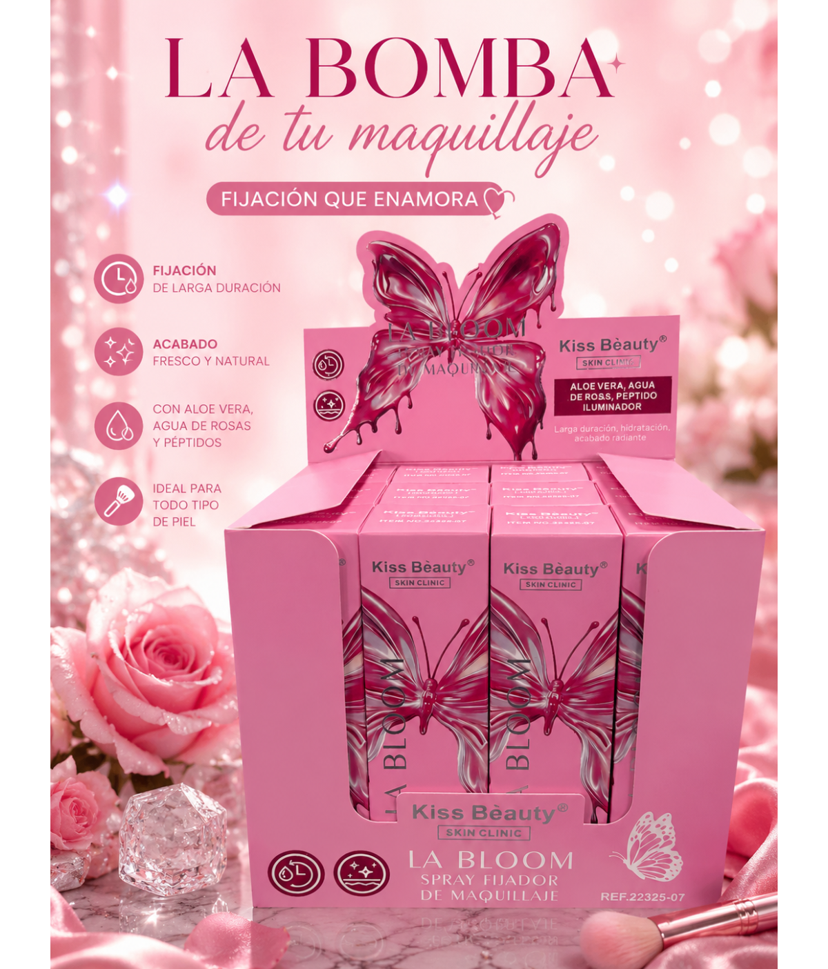 Fijador maquillaje la bomba