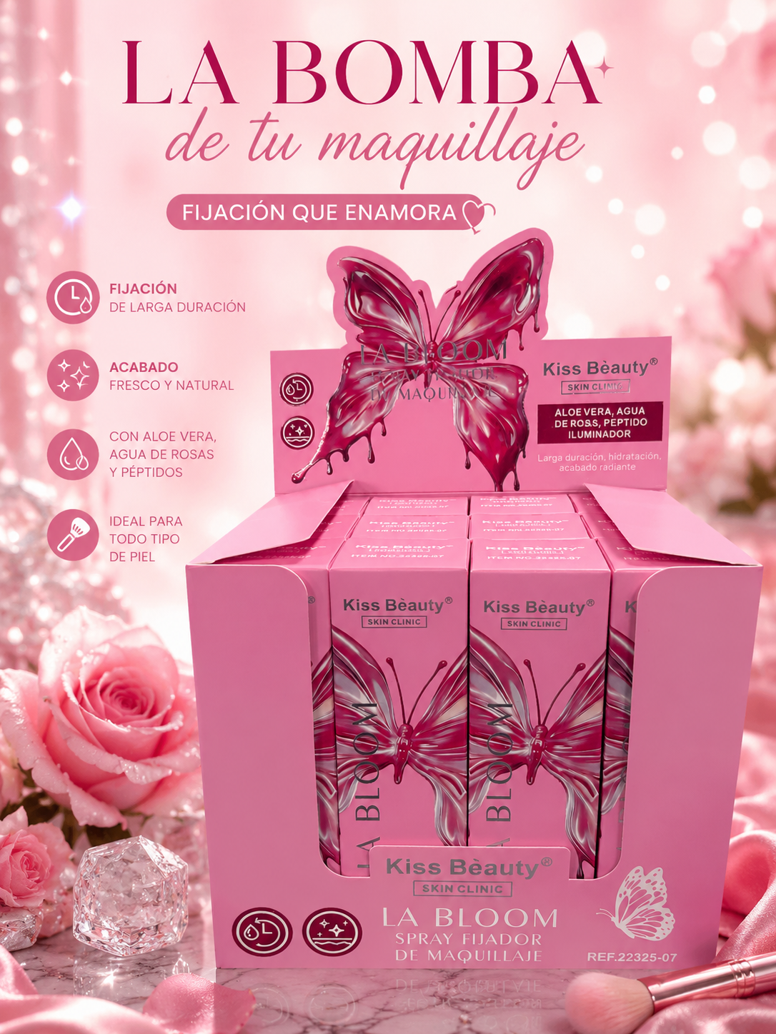 Fijador maquillaje la bomba