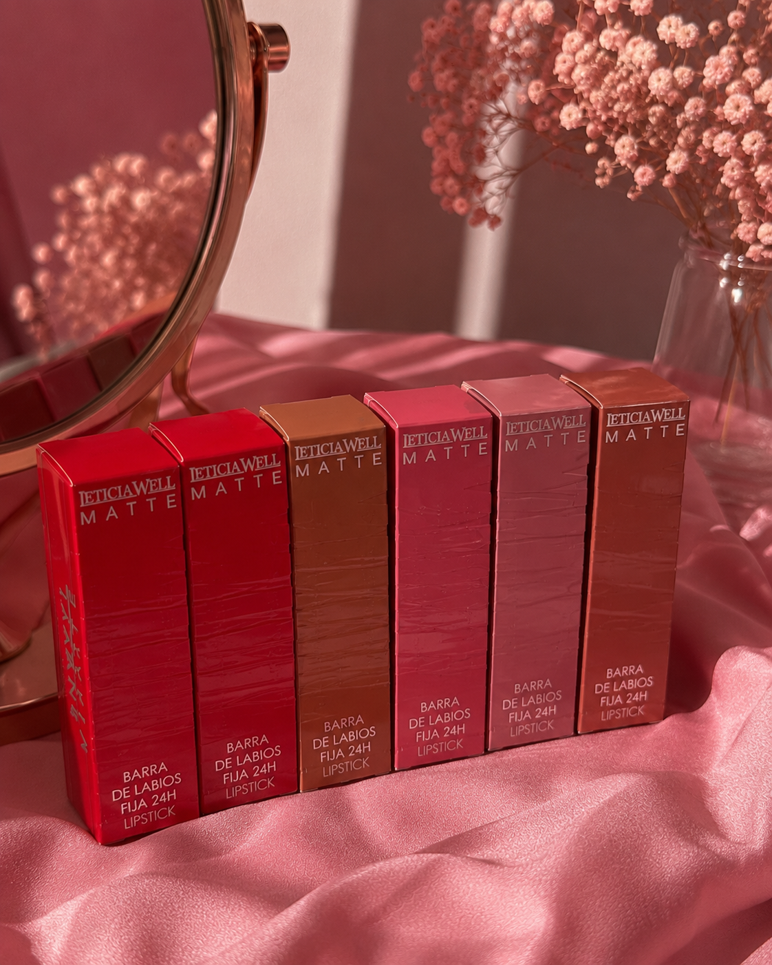 Barra de labios fija matte