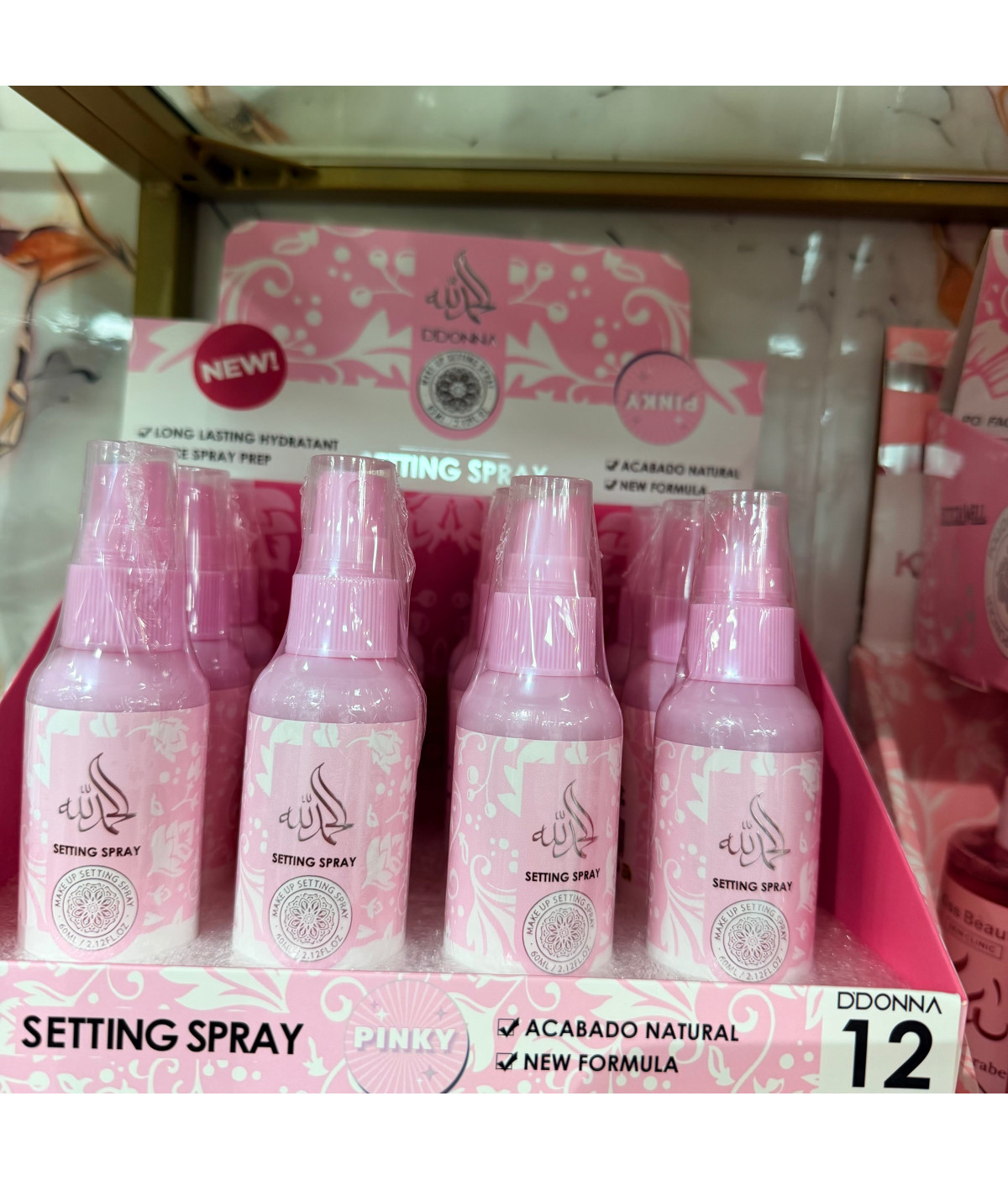 Fijador maquillaje yara rosa