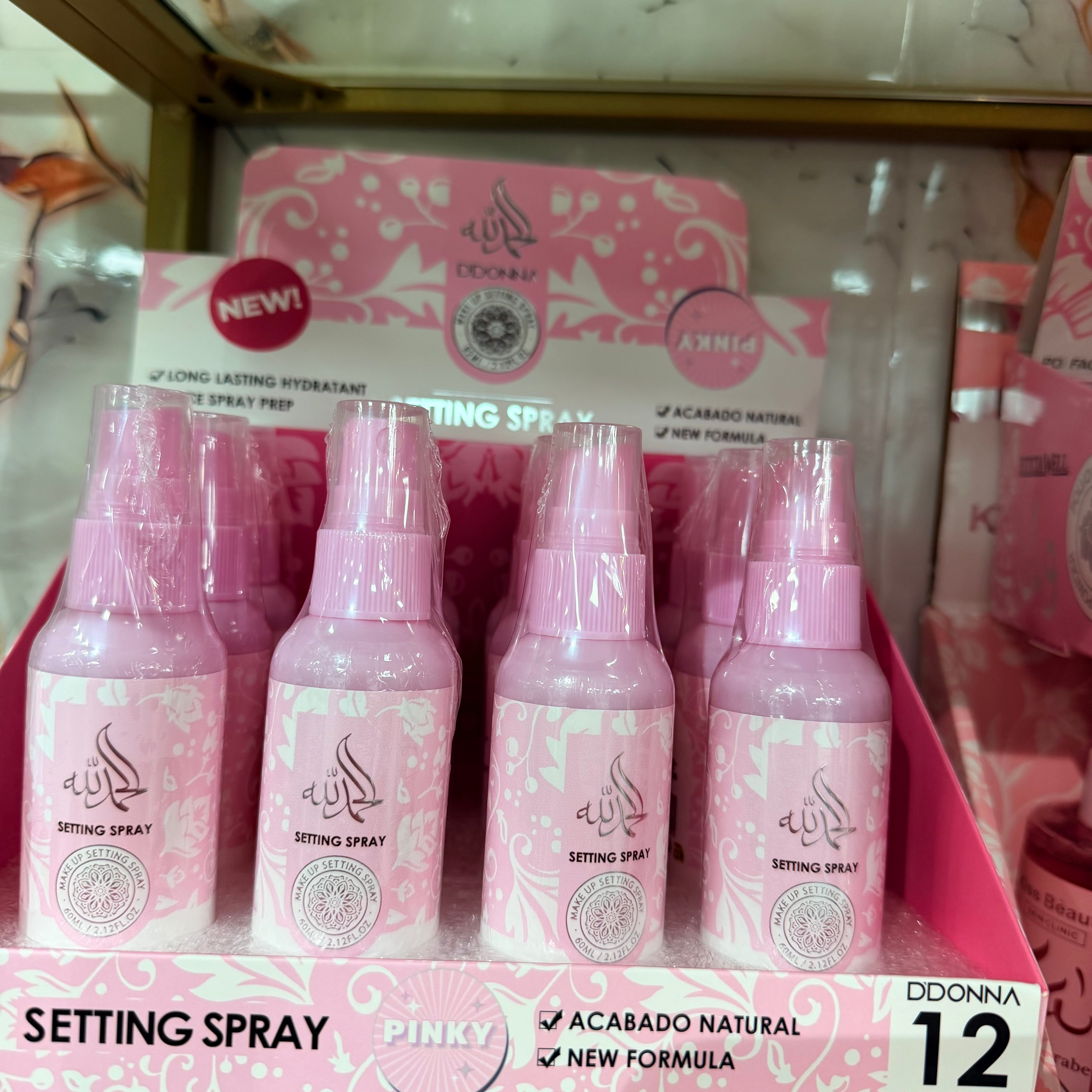 Fijador maquillaje yara rosa