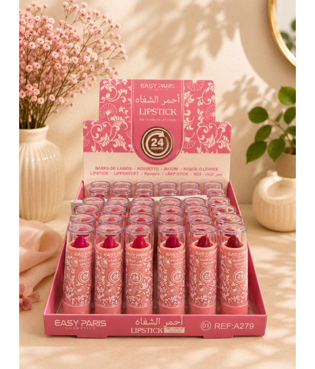 Barra labios yara rosa