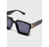 GAFAS DE SOL NEGRAS MATTE SQUARE.