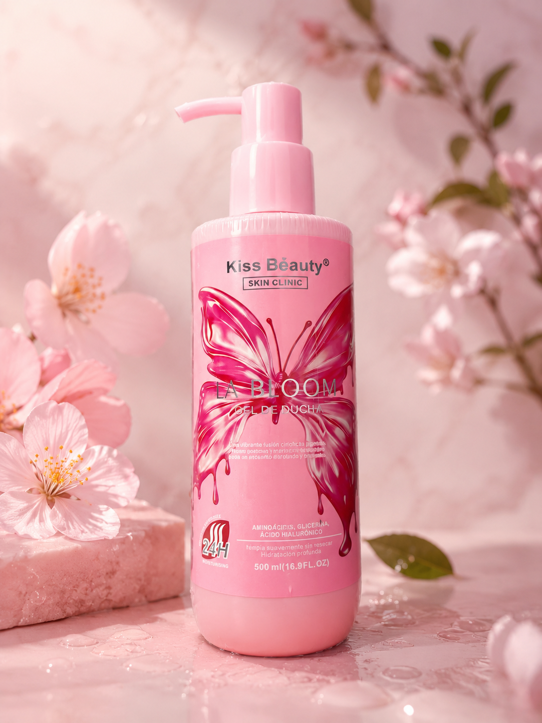 Gel de ducha bomba