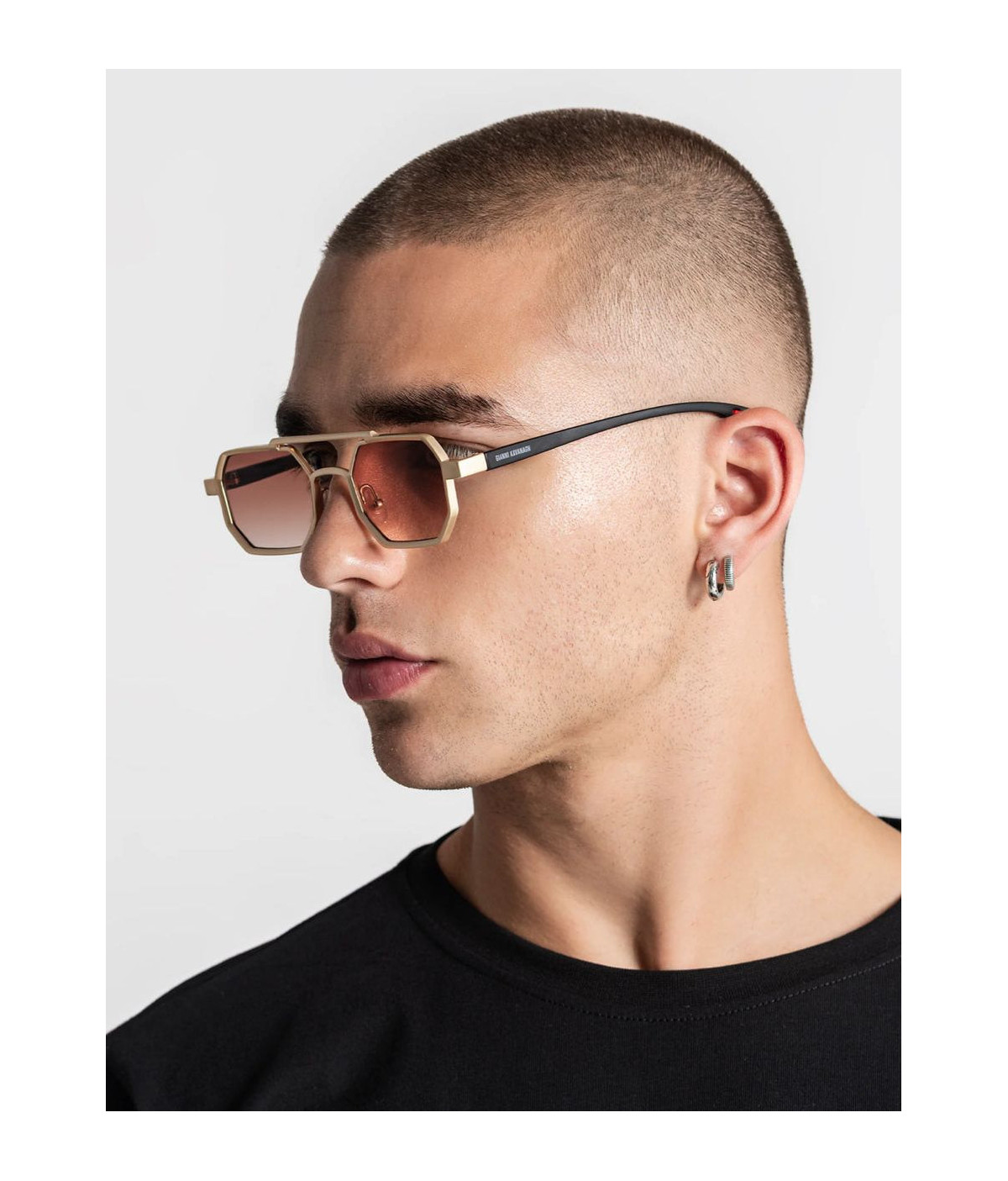Gold Metal Sunglasses