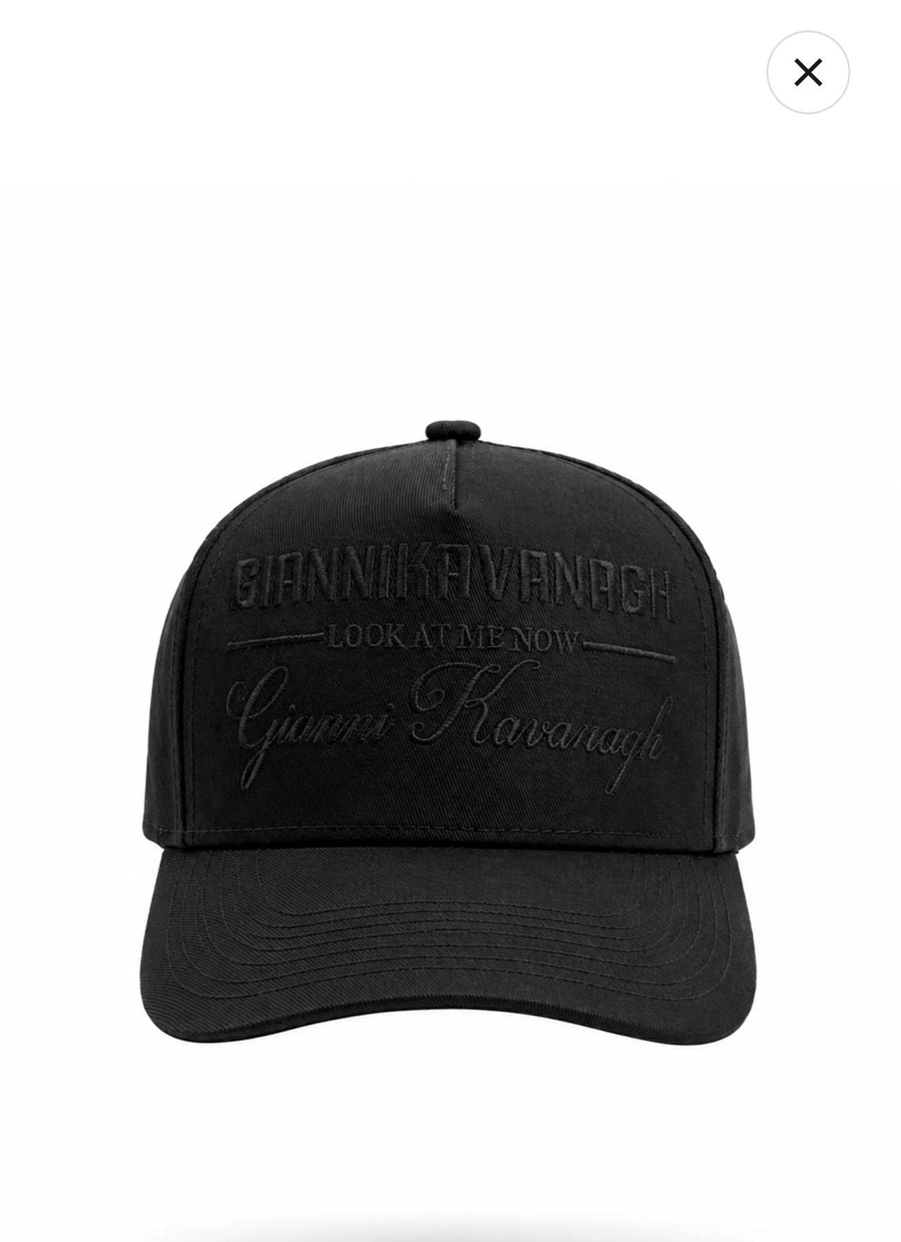 GORRA NEGRA LOOK AT ME