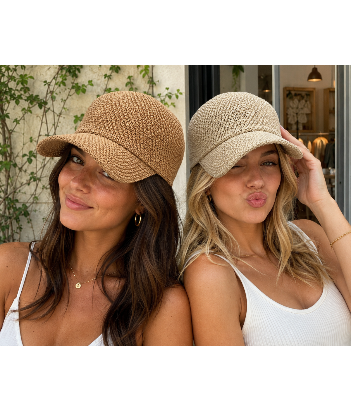 Gorra rafia
