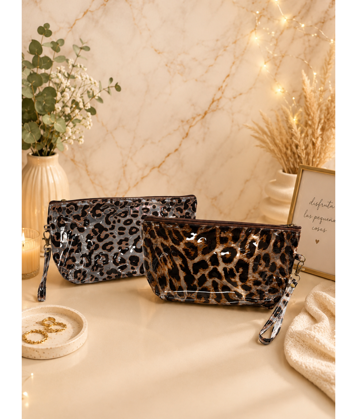 Neceser leopardo