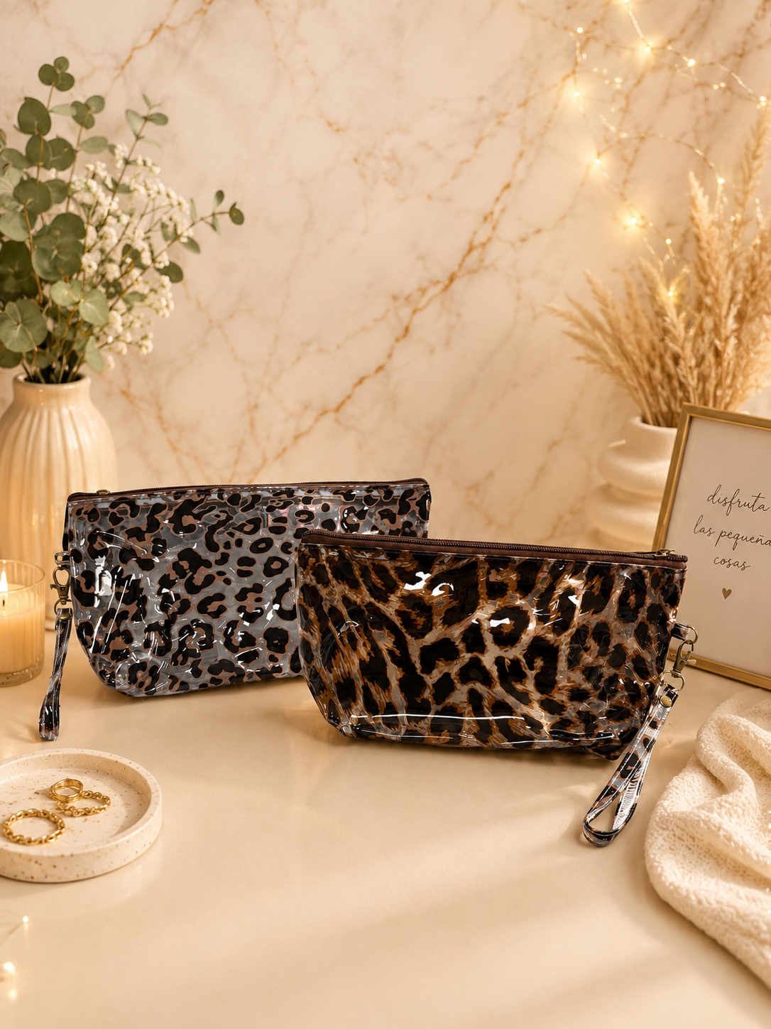 Neceser leopardo