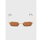 Orange Geometric Sunglasses