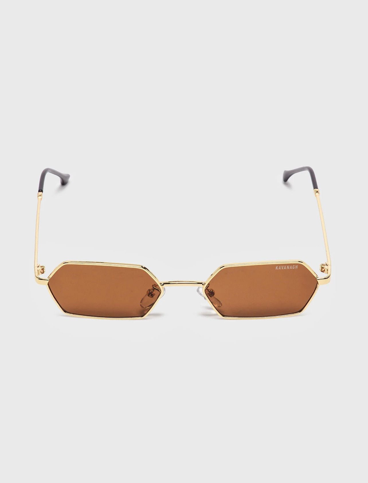 Orange Geometric Sunglasses