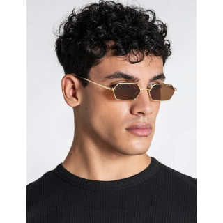 Orange Geometric Sunglasses