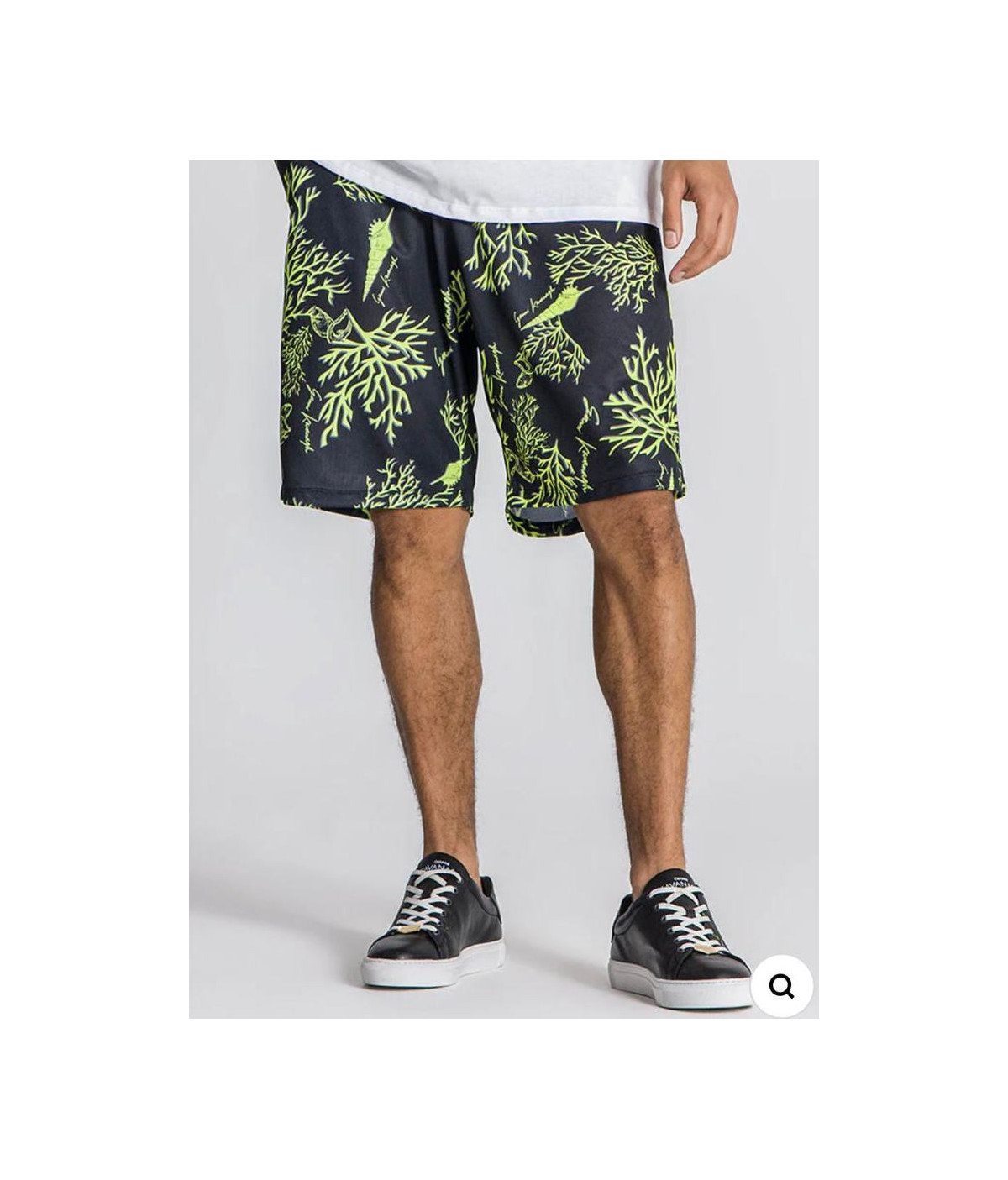 Pantalón corto coral
