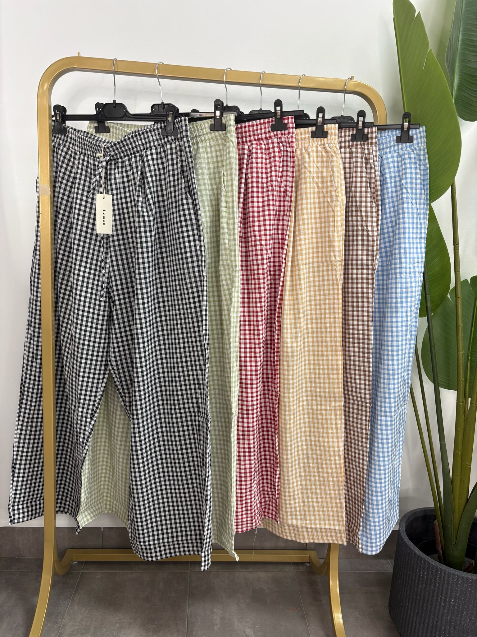 Pantalón cuadritos
