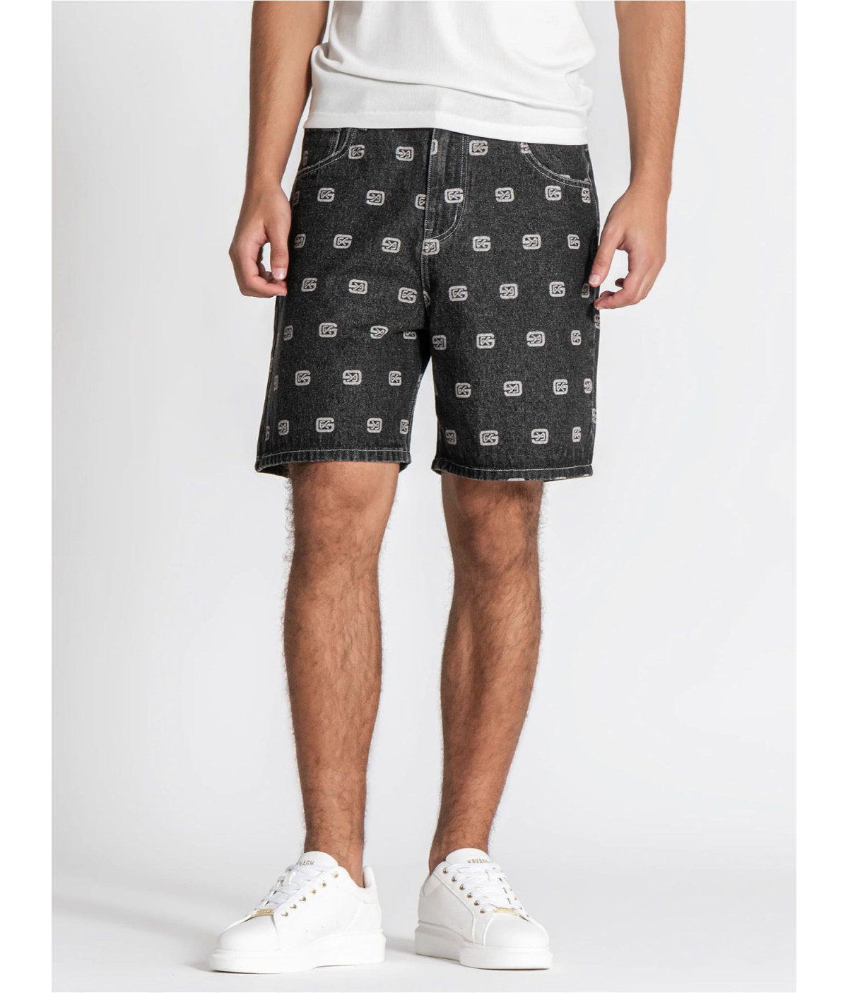 PANTALONES CORTOS GRISES GK DENIM