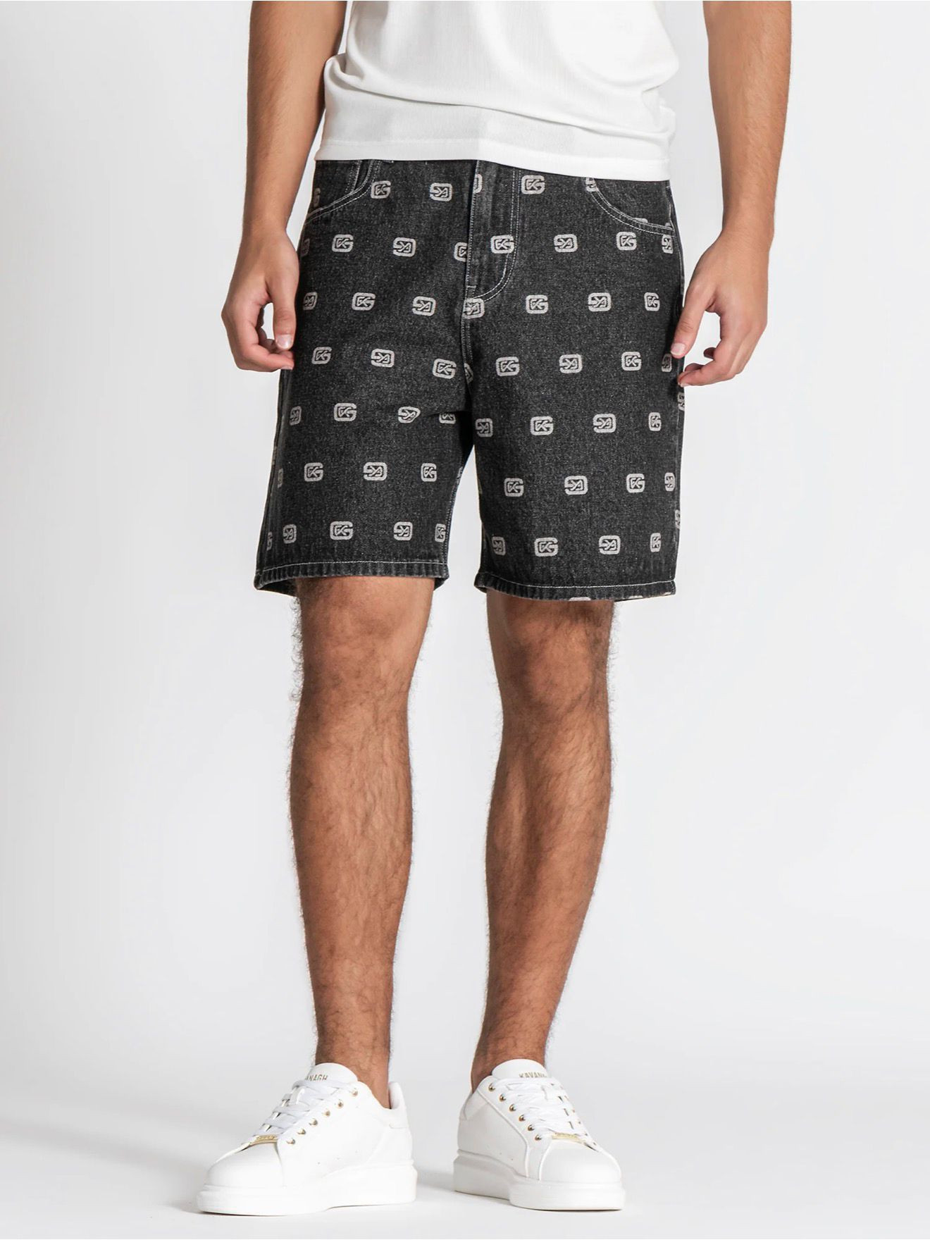 PANTALONES CORTOS GRISES GK DENIM