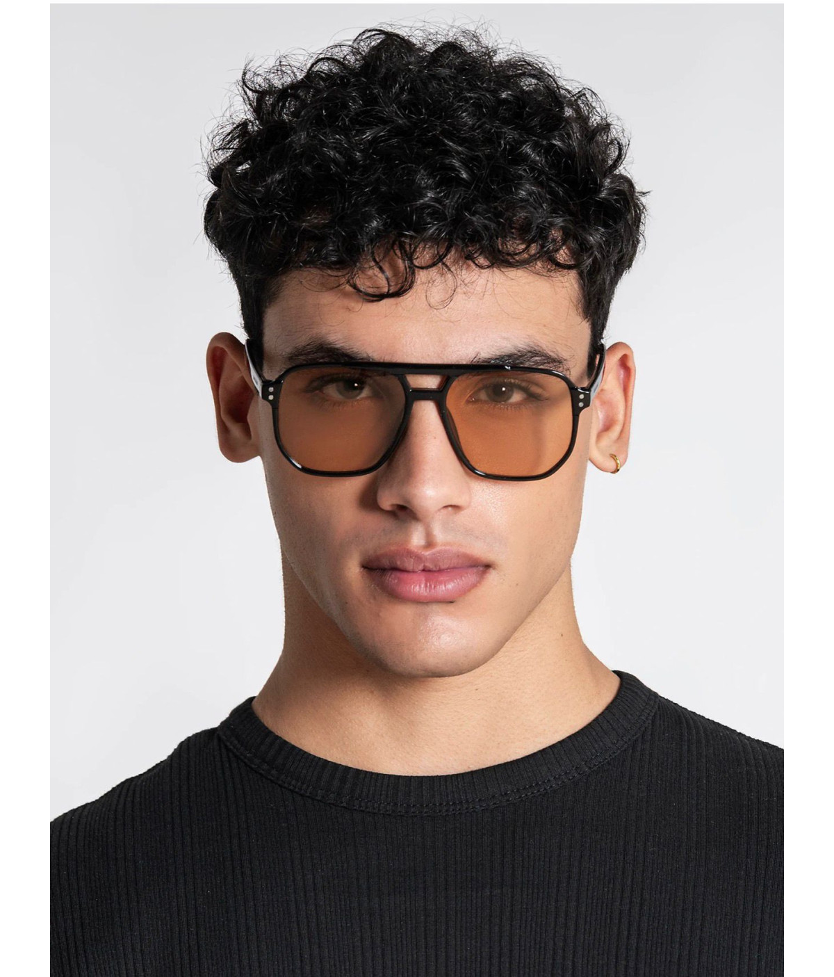 Peach Pilot Sunglasses