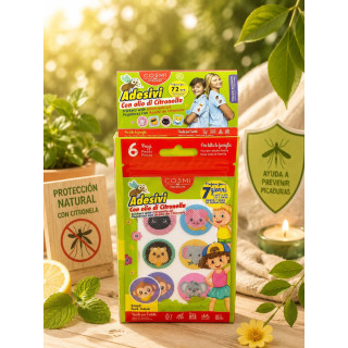 Pegatinas repelente mosquito