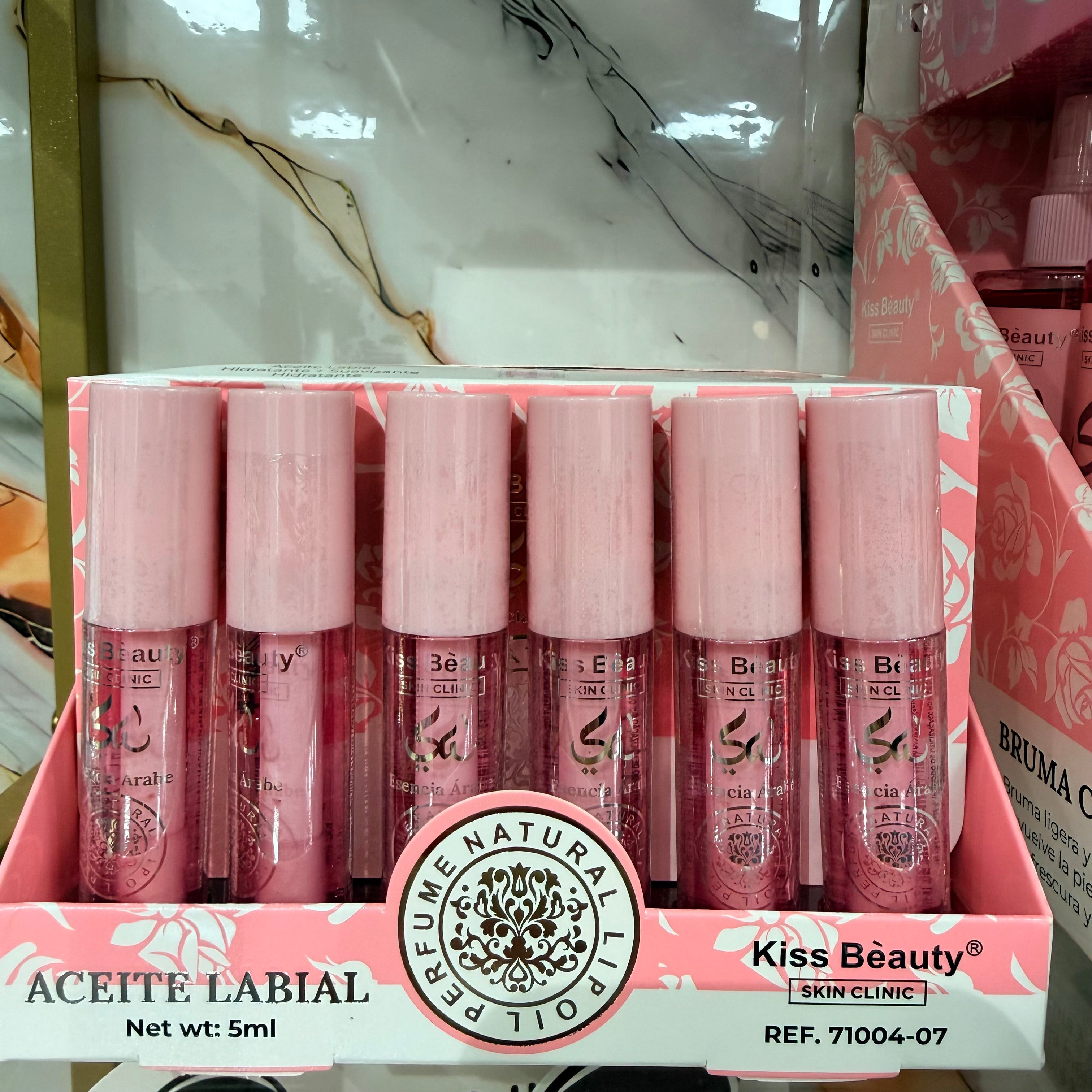 Aceite labial yara rosa