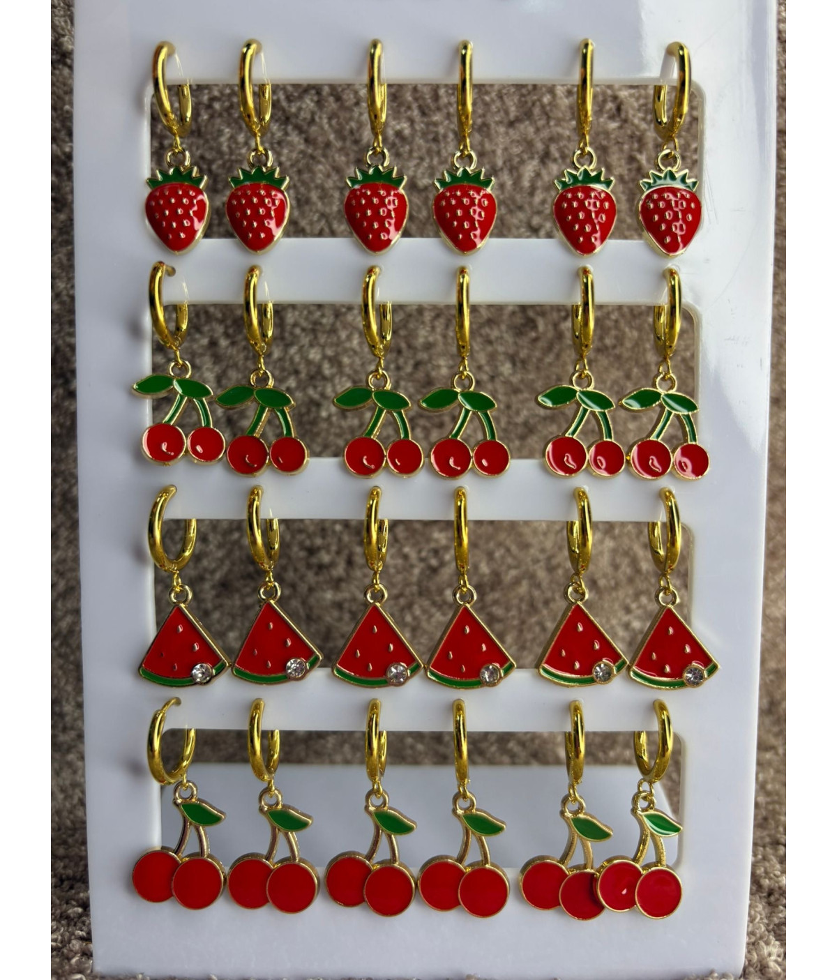Pendiente frutas