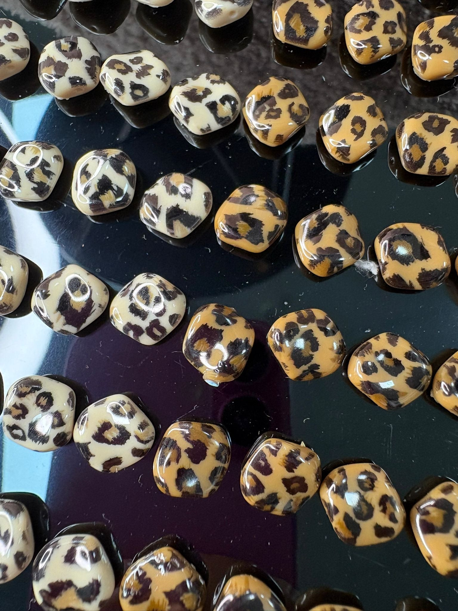 Pendientes leopardo