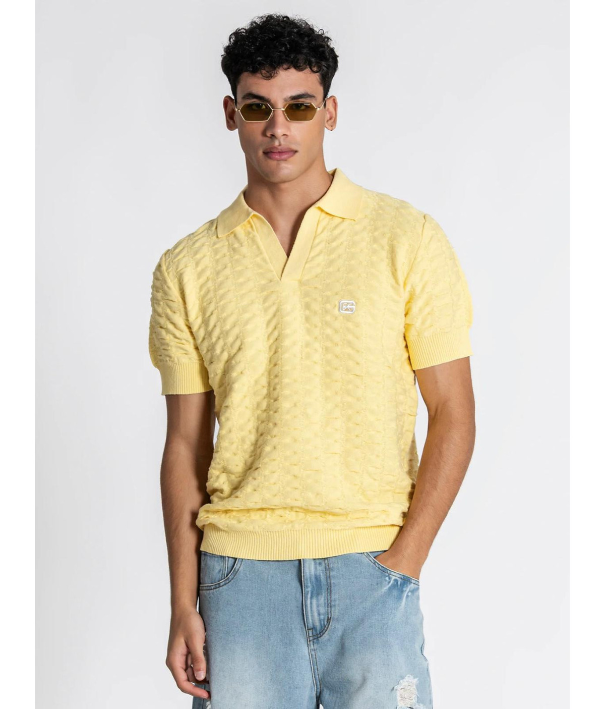 POLO AMARILLO GK KNIT