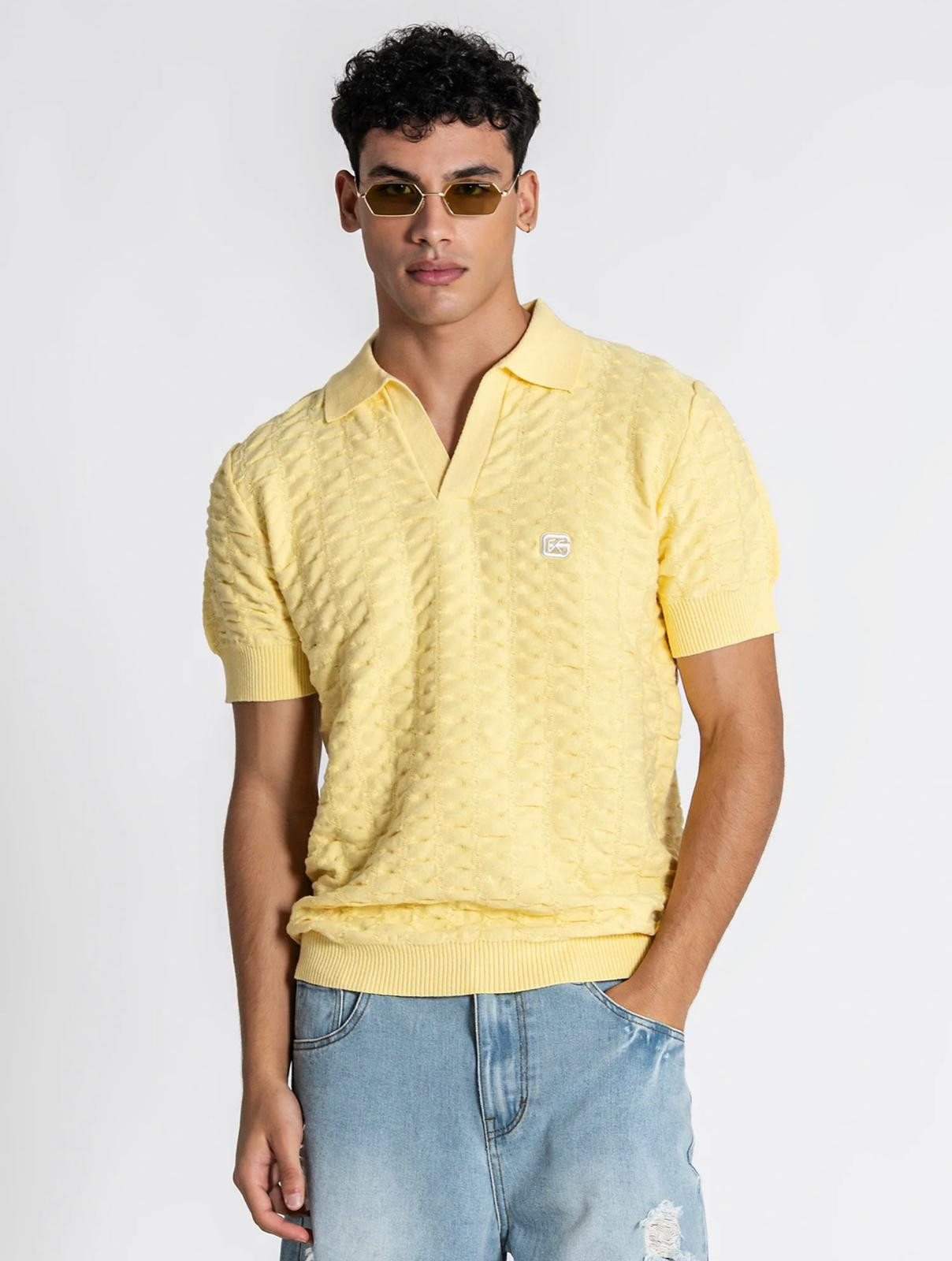POLO AMARILLO GK KNIT