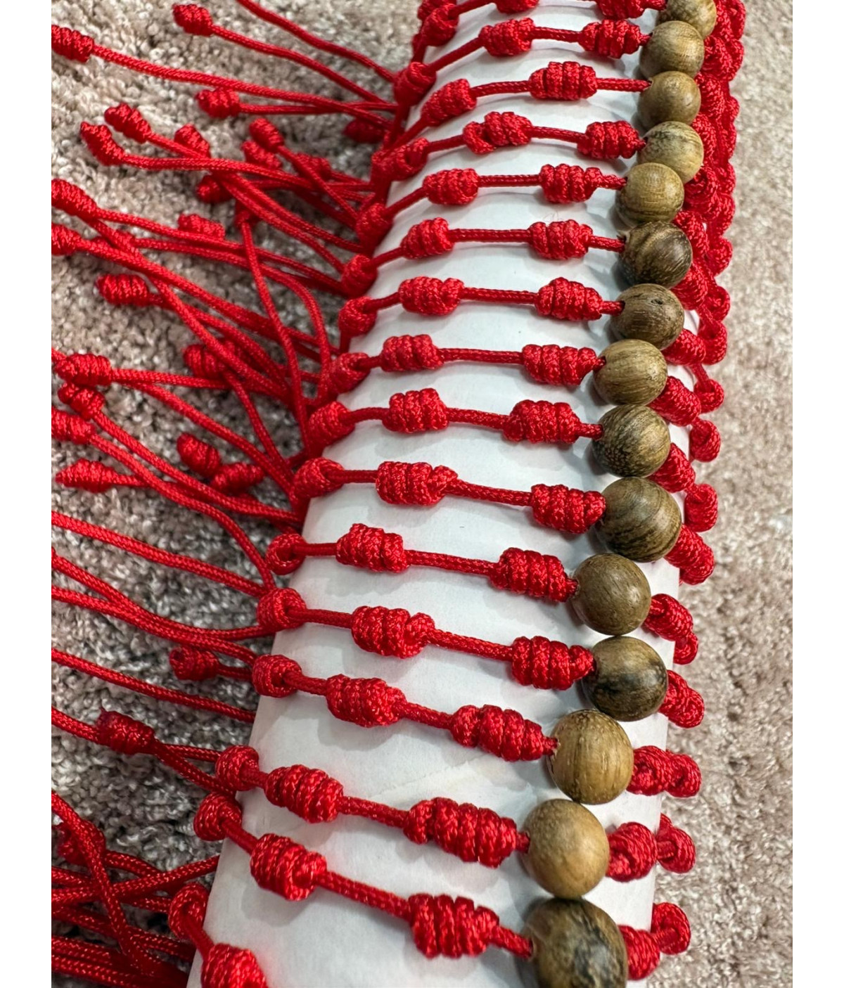 Pulsera 7 nudos roja
