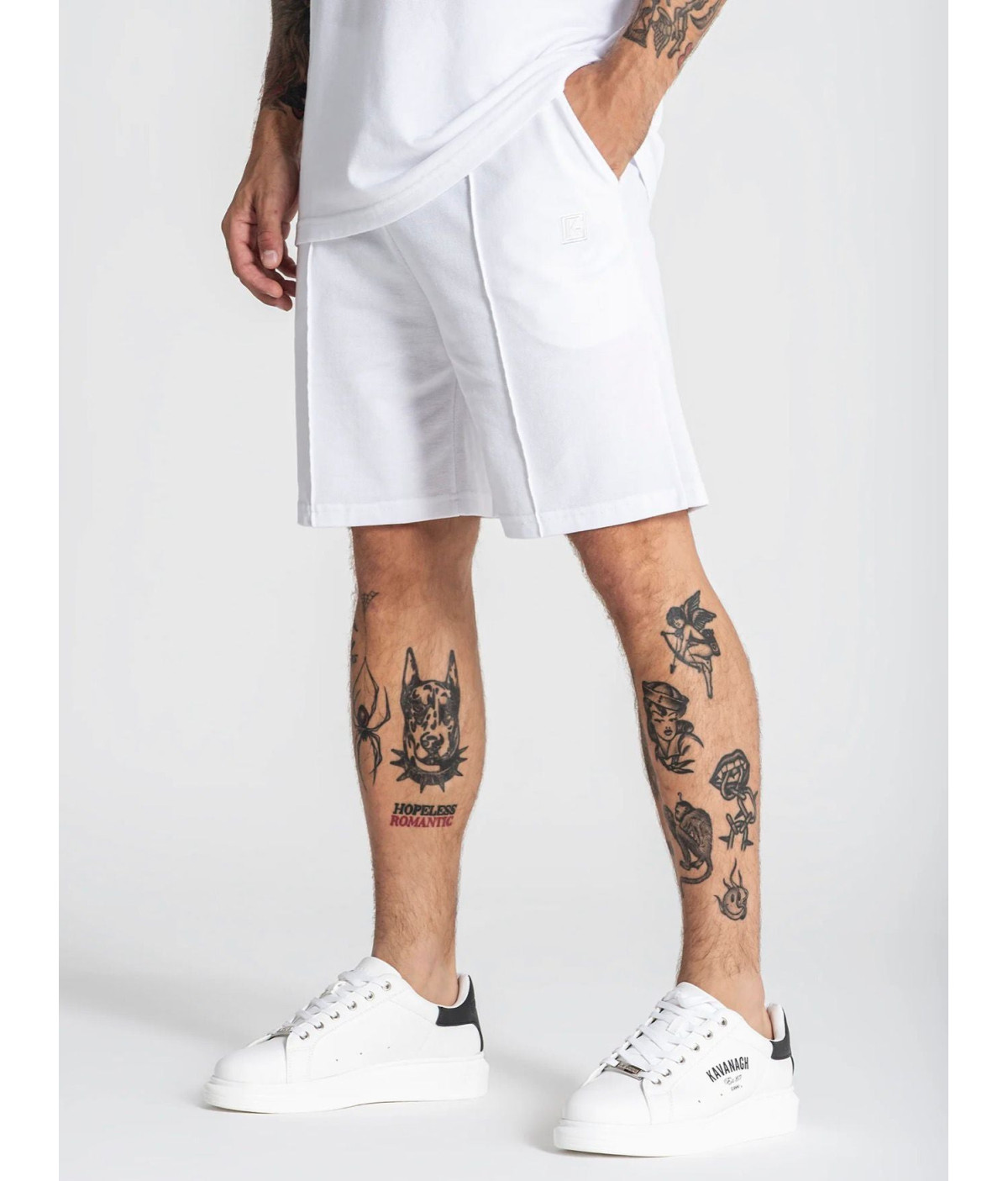 SHORTS DE PIQUÉ BLANCOS GK