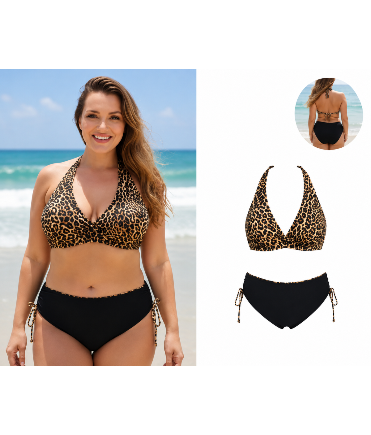 Biquini leopardo curvie