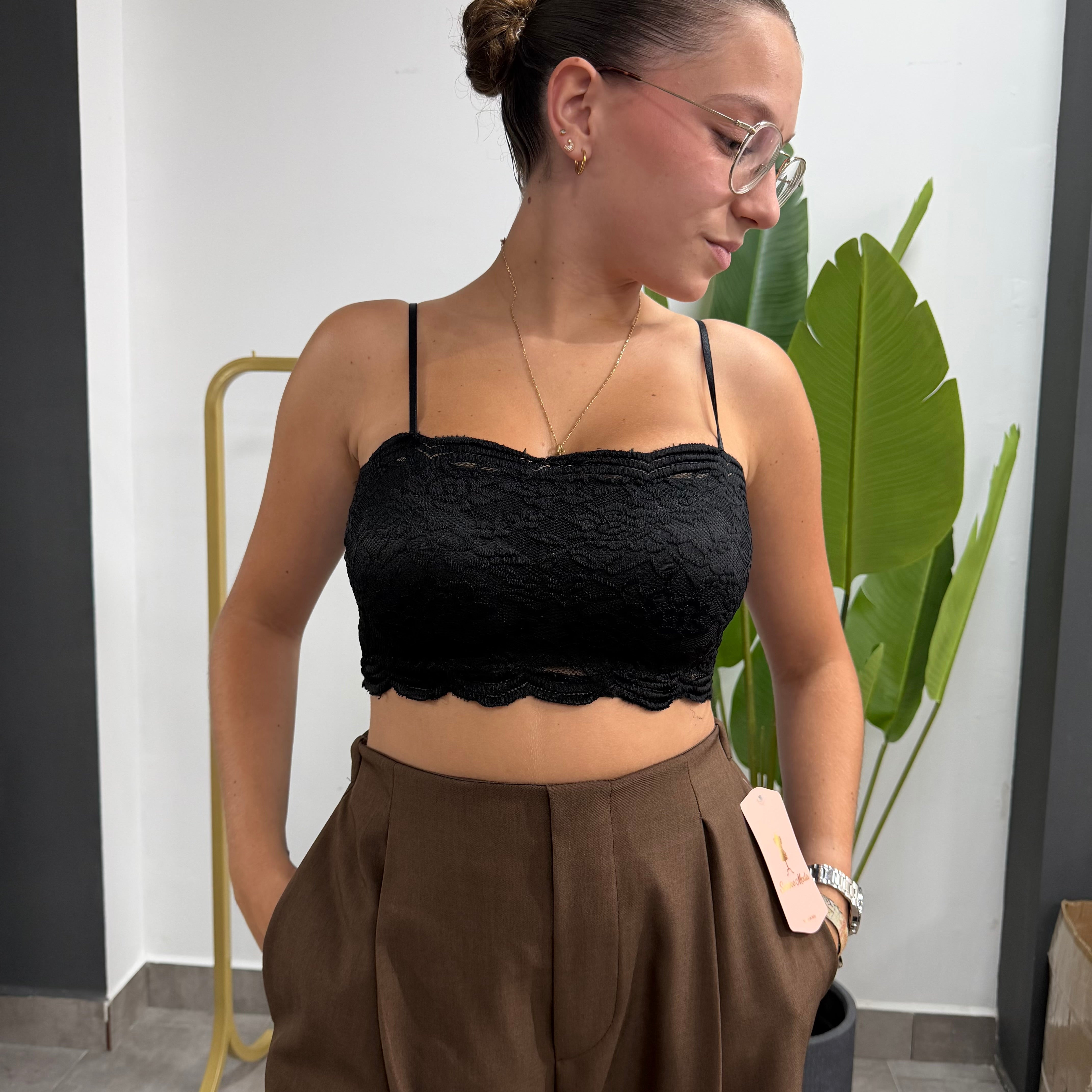 Top encaje