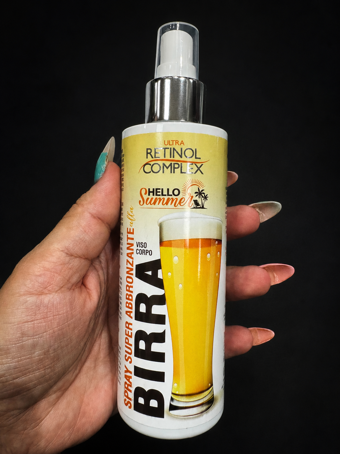 Acelerador del bronceado de cerveza